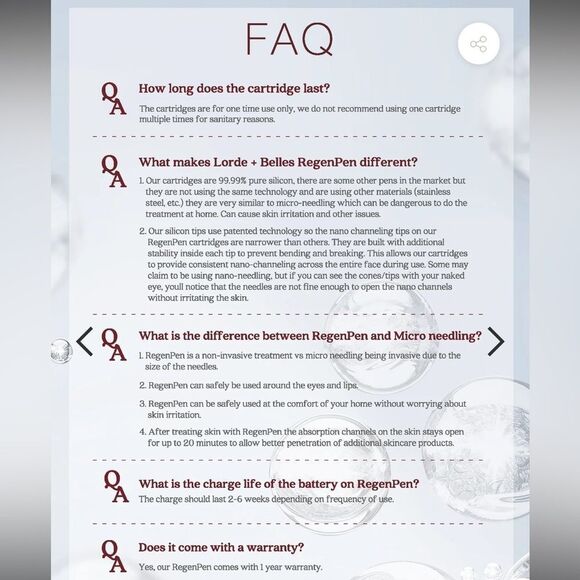 NIB Lorde + Belle Viral RegenPen PEN ONLY - Botox Alternative MSRP $299! - Picture 12 of 14